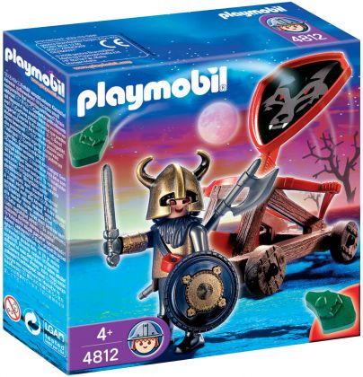 PLAYMOBIL Knights 4812 Chevaliers des loups et catapulte
