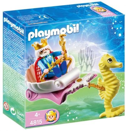 PLAYMOBIL Princess 4815 Roi des mers avec calèche