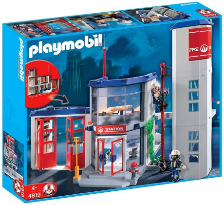 PLAYMOBIL City Action 4819 Caserne de pompiers