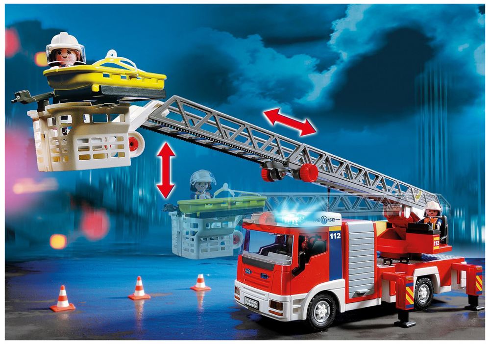 Playmobil 4820 - Camion de pompiers grande échelle