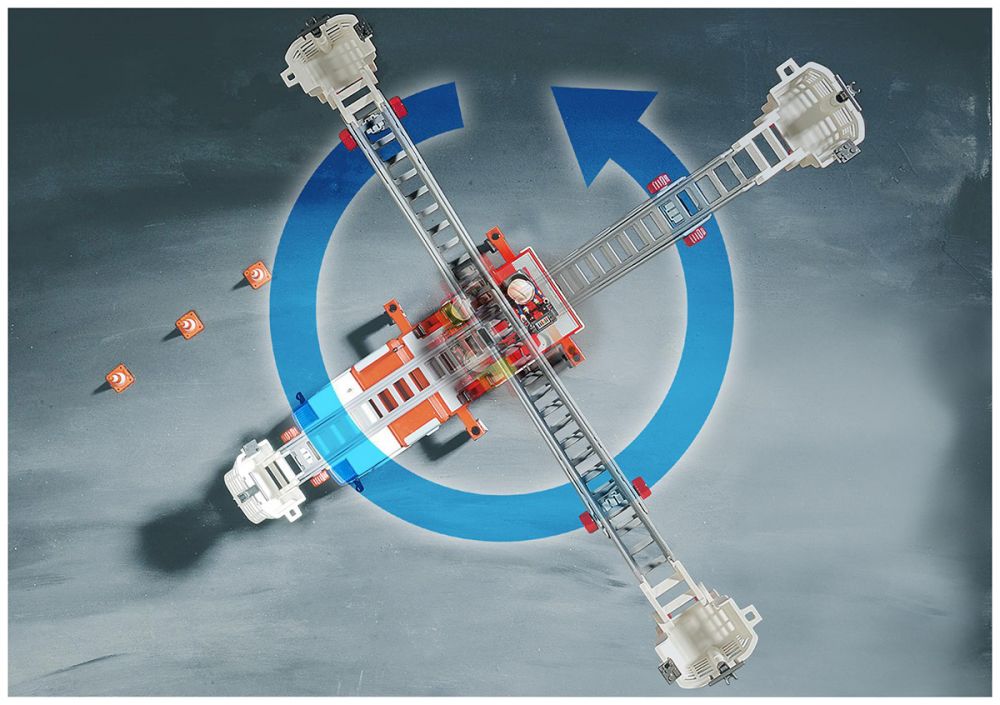 Playmobil - 4820 - Jeu de construction - Camion de pompiers grande