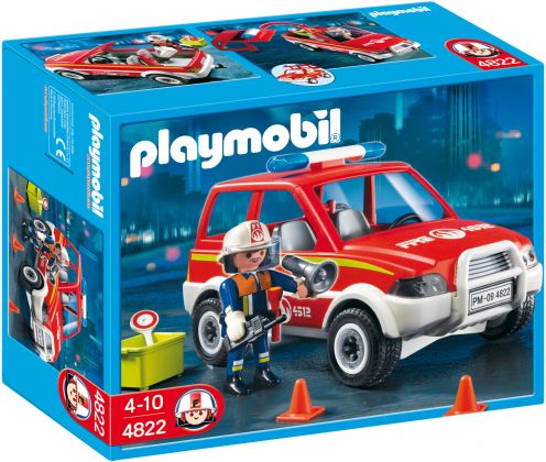 PLAYMOBIL City Action 4822 Voiture de pompier