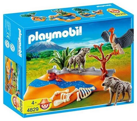 PLAYMOBIL Wild Life 4829 Couple de hyènes et vautour