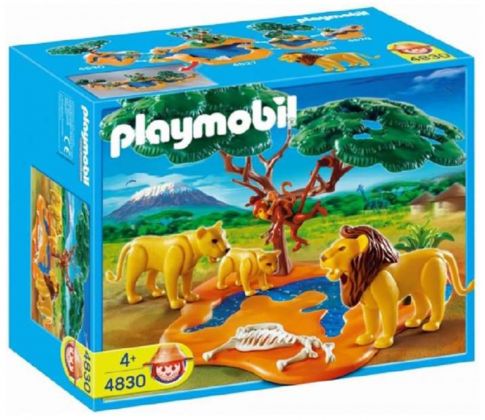 PLAYMOBIL Wild Life 4830 Famille de lions avec singes