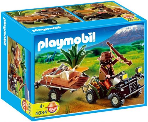 PLAYMOBIL Wild Life 4834 Quad safari et braconnier