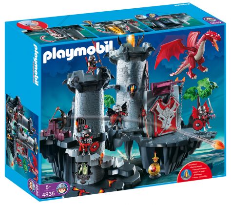 PLAYMOBIL Knights 4835 Citadelle du Dragon Rouge