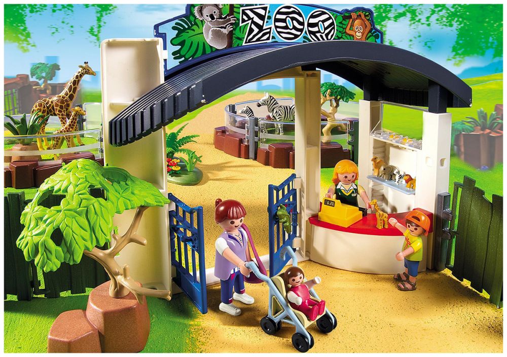 PLAYMOBIL 4850 Grand zoo - Cdiscount Jeux - Jouets