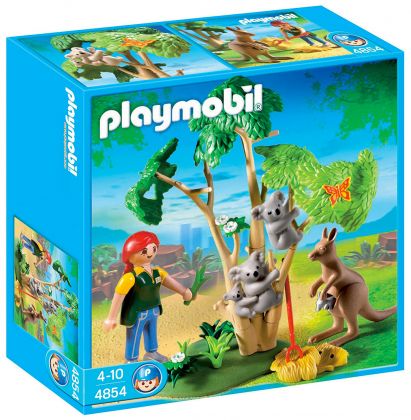 PLAYMOBIL Wild Life 4854 Arbre à koalas et kangourous