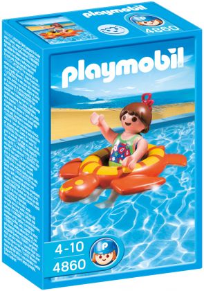 PLAYMOBIL City Life 4860 Fillette avec bouée