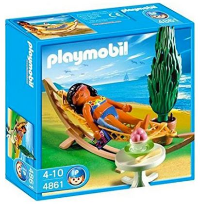 PLAYMOBIL Summer Fun 4861 Femme avec hamac