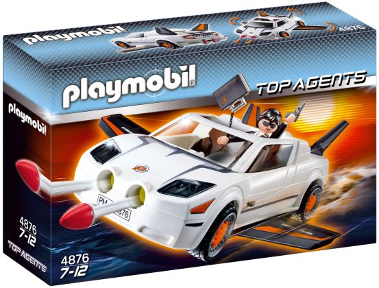 PLAYMOBIL Top Agents 4876 Voiture des Agents Secrets