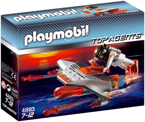 PLAYMOBIL Top Agents 4883 Plongeur torpille