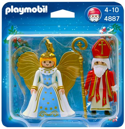 PLAYMOBIL Christmas 4887 Saint Nicolas et Ange