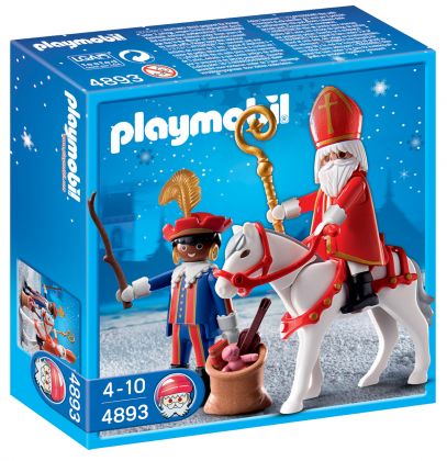 PLAYMOBIL Christmas 4893 Saint Nicolas et Père Fouettard