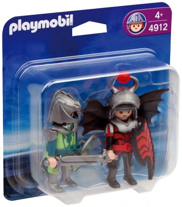 PLAYMOBIL Knights 4912 Duo chevaliers Dragon