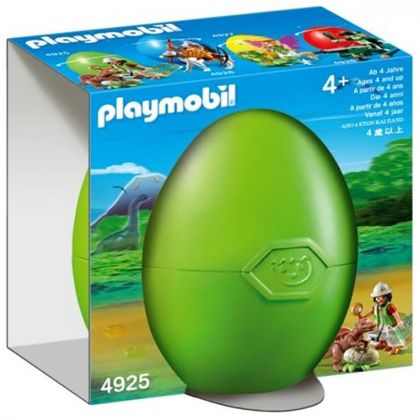 PLAYMOBIL Oeufs de Pâques 4925 Soigneur avec bébé spinosaure