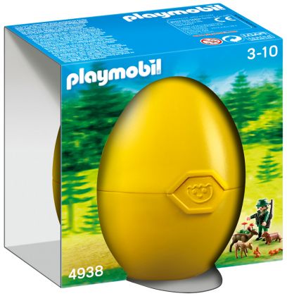 PLAYMOBIL Oeufs de Pâques 4938 Garde forestier avec animaux