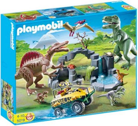PLAYMOBIL Wild Life 5019 Dinosaures et véhicule amphibie