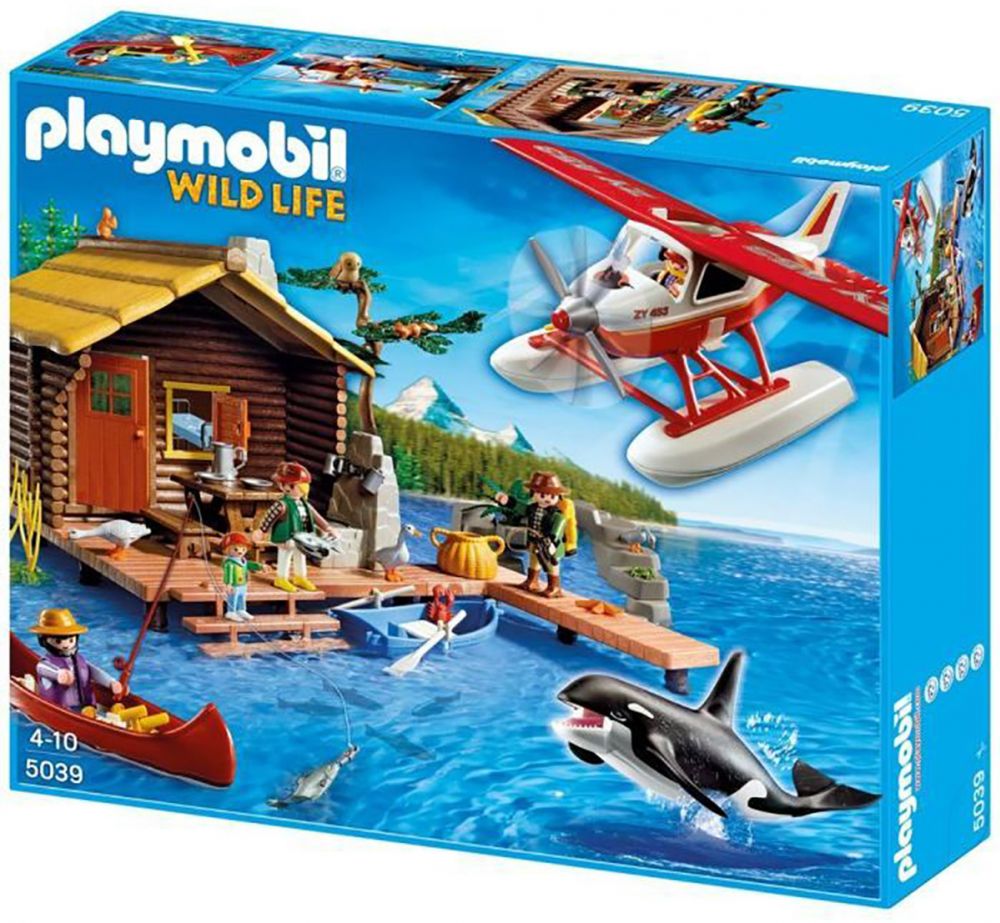 Playmobil Wild Life 5039 pas cher, Cabane du pêcheur avec