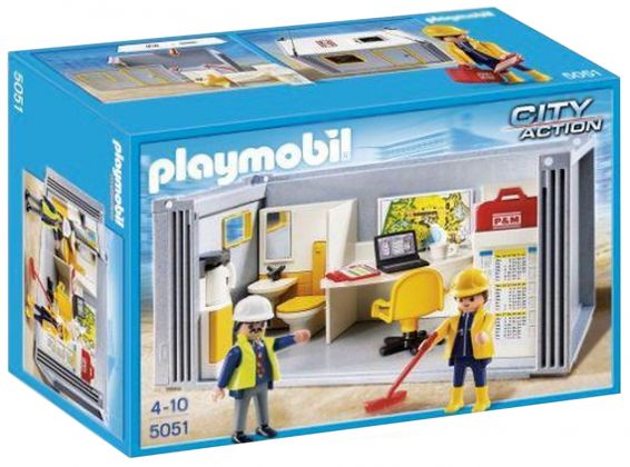 PLAYMOBIL City Action 5051 Contenneur de chantier