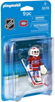 PLAYMOBIL Sports & Action 5078 Gardien de but des Canadiens de Montréal (NHL)