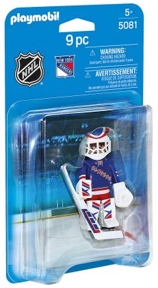 PLAYMOBIL Sports & Action 5080 Gardien de but des New York Rangers (NHL)