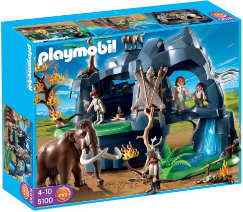 PLAYMOBIL History 5100 Grotte préhistorique avec mammouth