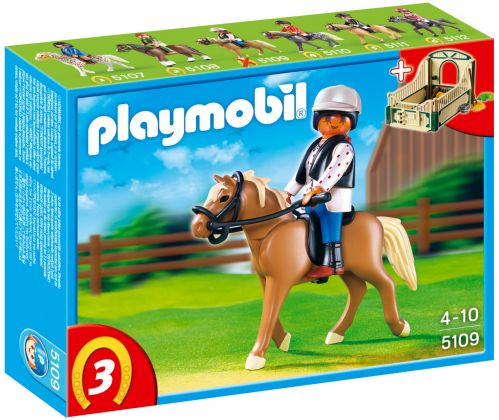 PLAYMOBIL Country 5109 Cheval Haflinger et écuyère