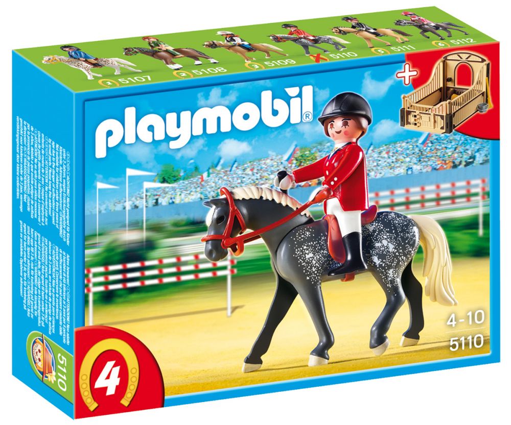 PLAYMOBIL Country 5517 pas cher - Cheval Fjord et monitrice