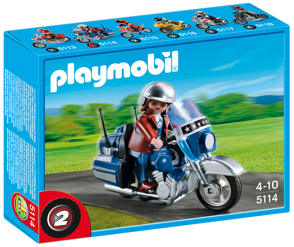 Playmobil Sports & Action 5114 pas cher, Moto de route