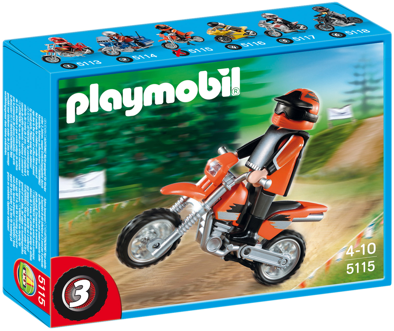 Playmobil Sports & Action 5114 pas cher, Moto de route