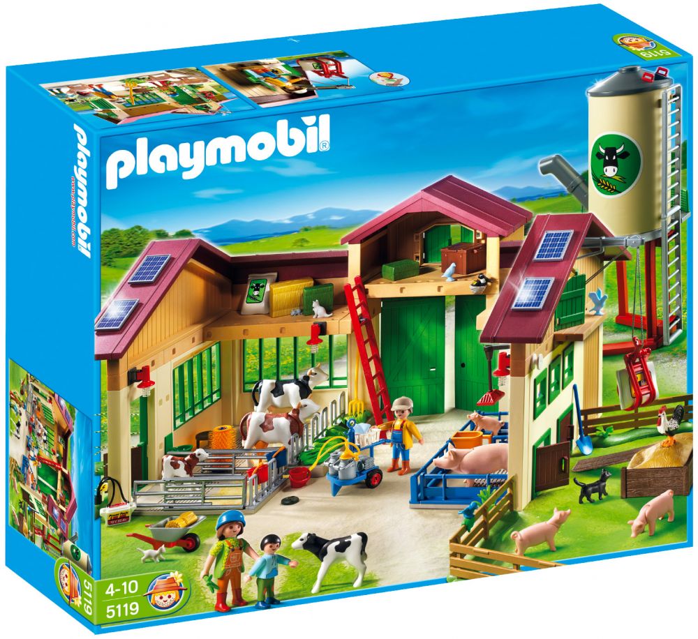 PLAYMOBIL - 70132 - Country La Ferme - Grande ferme avec silo et animaux