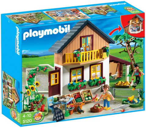 PLAYMOBIL Country 5120 Maison des fermiers et marché