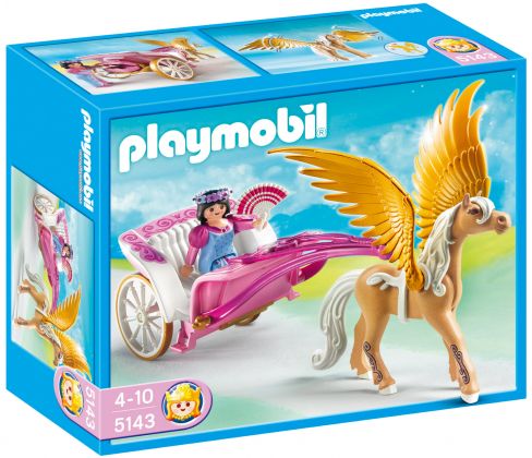 PLAYMOBIL Princess 5143 Carrosse avec cheval ailé