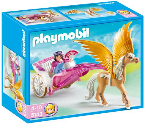 PLAYMOBIL Princess 5143 Carrosse avec cheval ailé