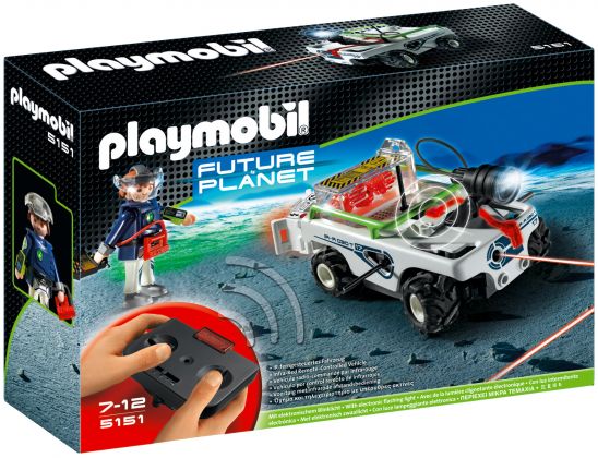 PLAYMOBIL Future Planet 5151 Véhicule E-Rangers commandé par infrarouge avec rayon lumineux