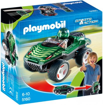 PLAYMOBIL Sports & Action 5160 Voiture camouflage à emporter