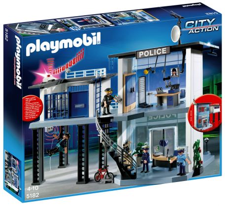 PLAYMOBIL City Action 5182 Commissariat de police avec système d`alarme