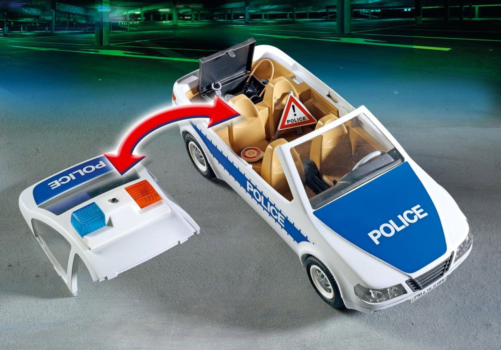 Playmobil City Action 5184 pas cher, Voiture de police avec