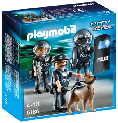 PLAYMOBIL City Action 5186 Commando de policiers