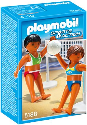 PLAYMOBIL Sports & Action 5188 Volleyeuses de plage et filet