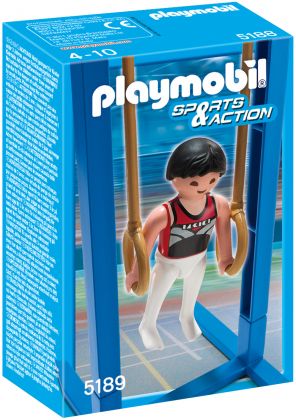 PLAYMOBIL Sports & Action 5189 Gymnaste et anneaux