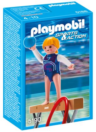 PLAYMOBIL Sports & Action 5190 Gymnaste et poutre