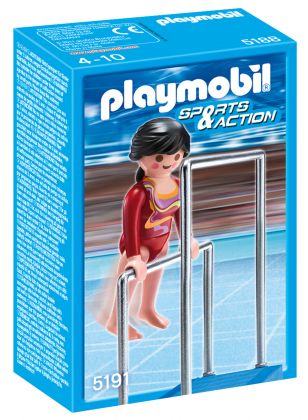 PLAYMOBIL Sports & Action 5191 Gymnaste et barres asymétriques 