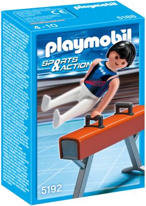 PLAYMOBIL Sports & Action 5192 Gymnaste et cheval d'arçons