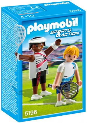 PLAYMOBIL Sports & Action 5196 Deux joueurs de tennis