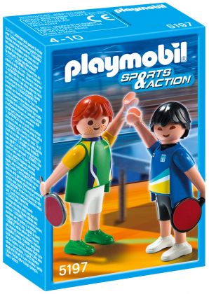 PLAYMOBIL Sports & Action 5197 Deux joueurs de tennis de table