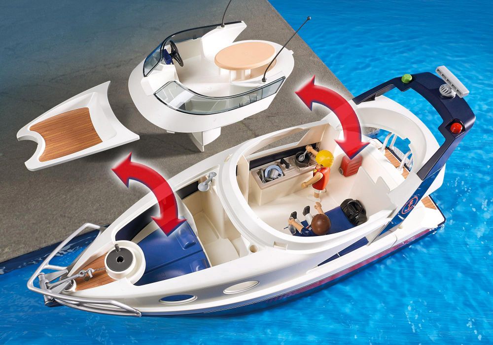 playmobil 5205 summer fun luxury yacht