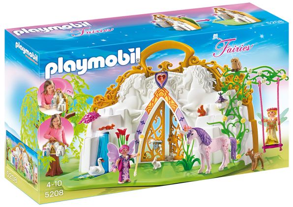 PLAYMOBIL Fairies 5208 Parc enchanté des fées et licorne transportable