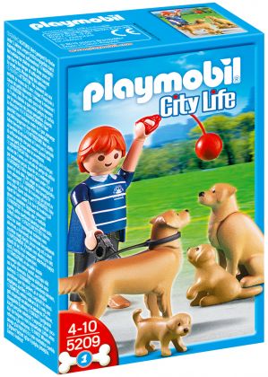 PLAYMOBIL City Life 5209 Famille de Golden Retrievers